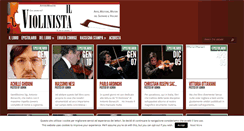 Desktop Screenshot of ilviolinista.it